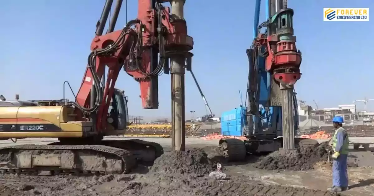 driven and bored cast in situ piles