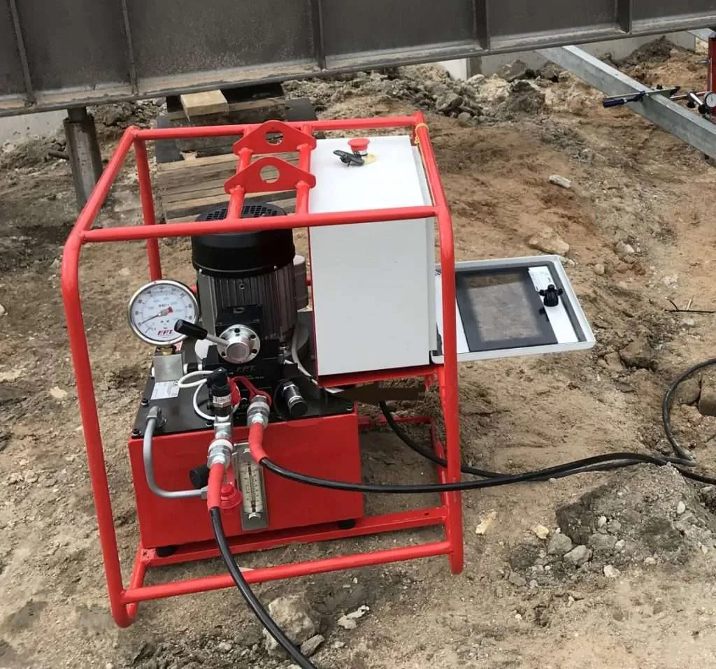 static pile load test equipment