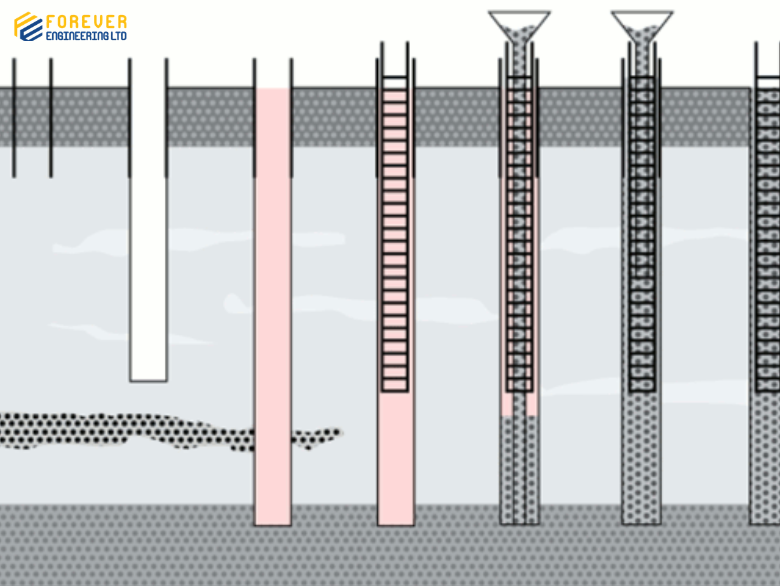 Cast in Situ Pile for Industrial Buildings