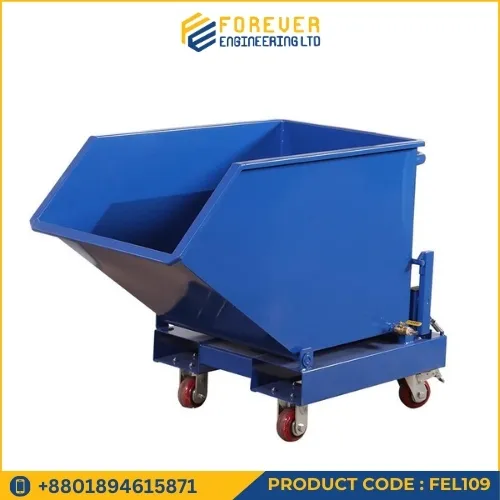 Tipper Metal Forklift Bin Dumper