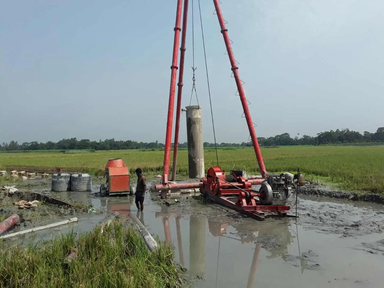 cast in situ pile