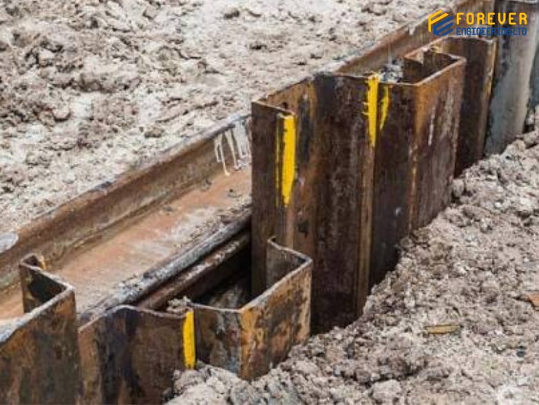 Sheet pile installation safety