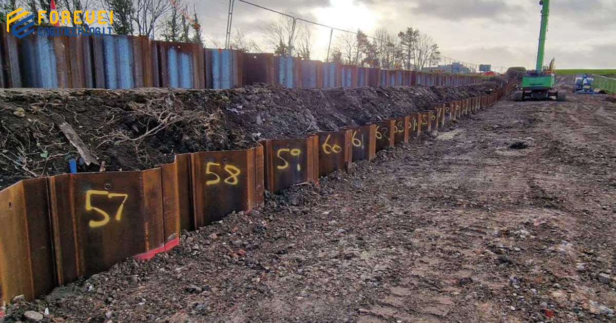 Professional sheet piling services