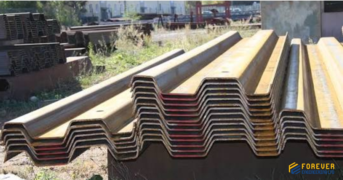 Sheet Pile Shoring for Deep Excavation