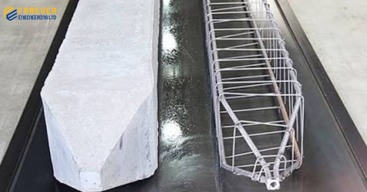 Precast concrete pile manufacturing